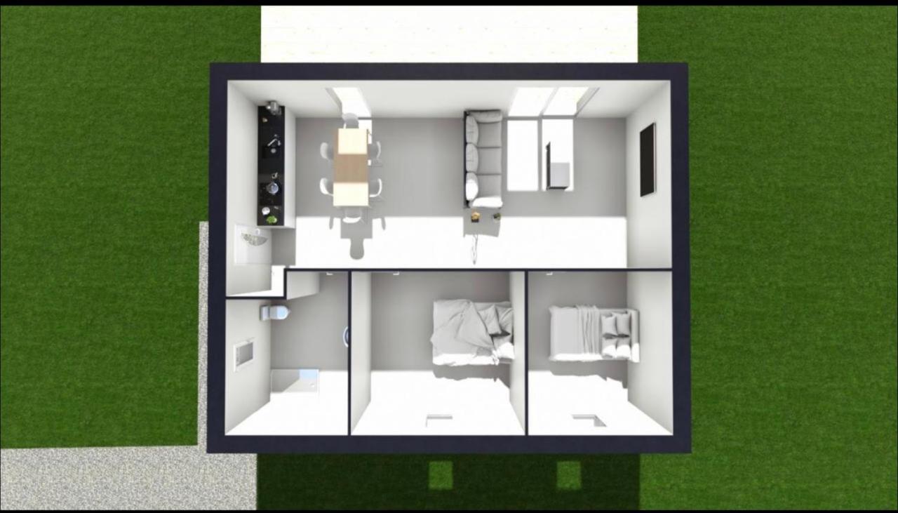 Maison Individuelle Neuve Plein Pied Avec Terrasse Et Jardin Clos 10Minutes A Pied De La Plage Quiberville Kültér fotó