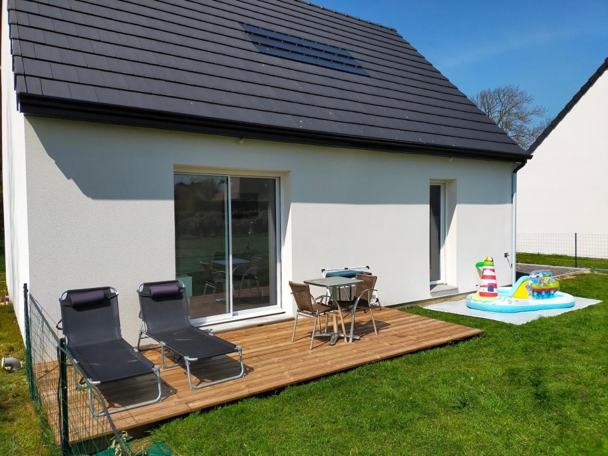 Maison Individuelle Neuve Plein Pied Avec Terrasse Et Jardin Clos 10Minutes A Pied De La Plage Quiberville Kültér fotó